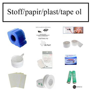 Hovedbilde Stoff / papir / plast / tape ol