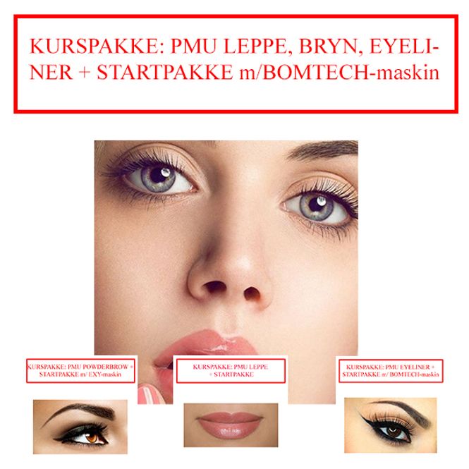 Hovedbilde KURSPAKKE: PMU ALLE TRE + STARTPAKKE m/Bomtech ...