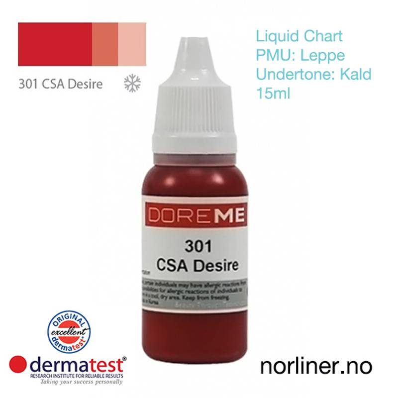MT-DOREME #301 CSA Desire til PMU Leppe [Liquid Chart] 15ml
