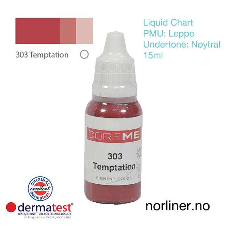 MT-DOREME #303 Temtation til PMU Leppe [Liquid Chart] 15ml