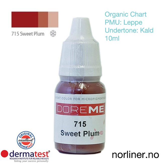 Hovedbilde MT-DOREME #715 Sweet Plum PMU Leppe [Organic ...