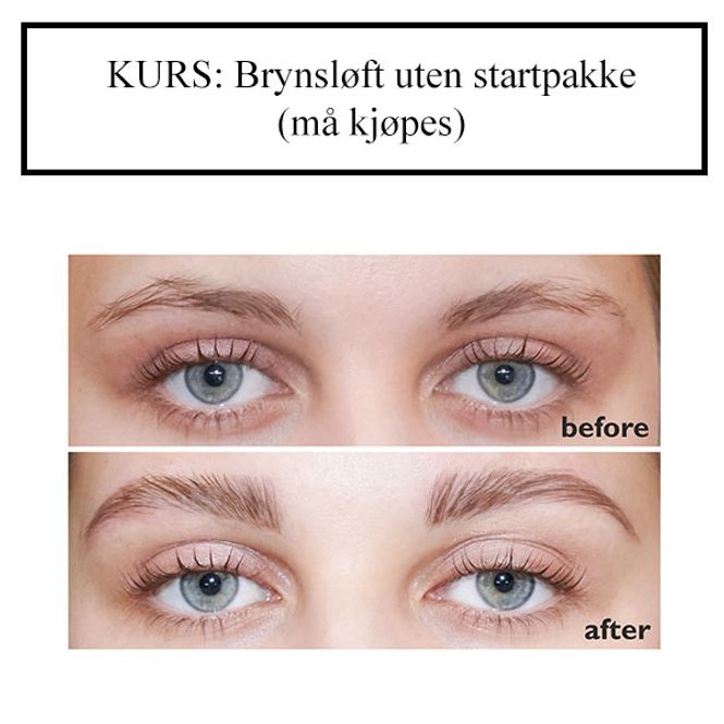 Hovedbilde KURS: Brynsløft uten startpakke (må kjøpes)