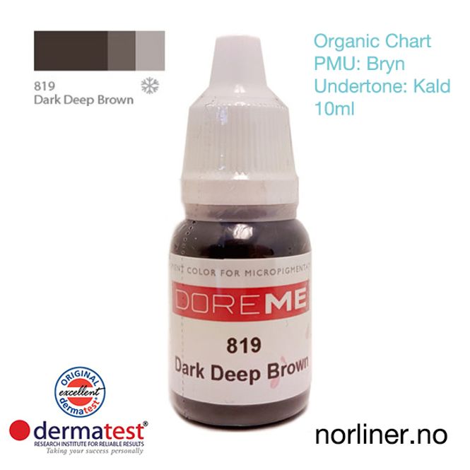 Hovedbilde MT-DOREME #819 Dark Deep Brown PMU Bryn [Organic ...